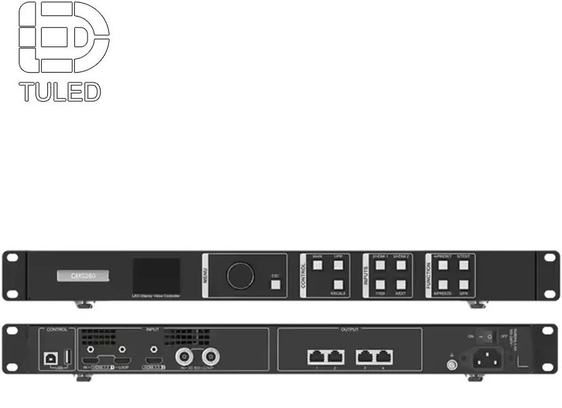 Novastar CMS260 video processor for church LED wall camera and display control workflow