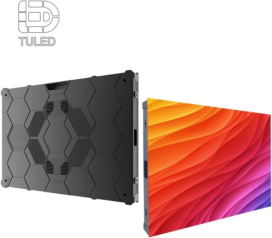 LED screen panel cabinet depth and service structure