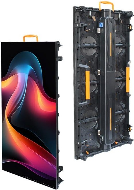 500 by 1000 LED display cabinet for modular screen layout planning
