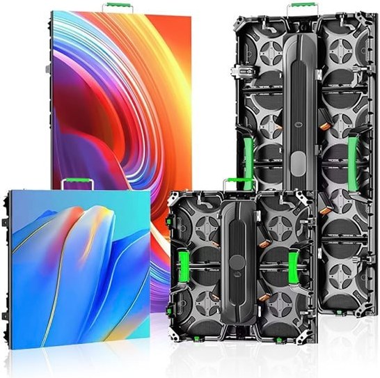 Outdoor waterproof LED display cabinet for project spare module planning
