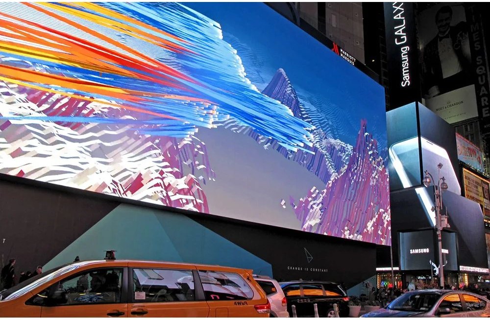 Outdoor LED display board for advertising project