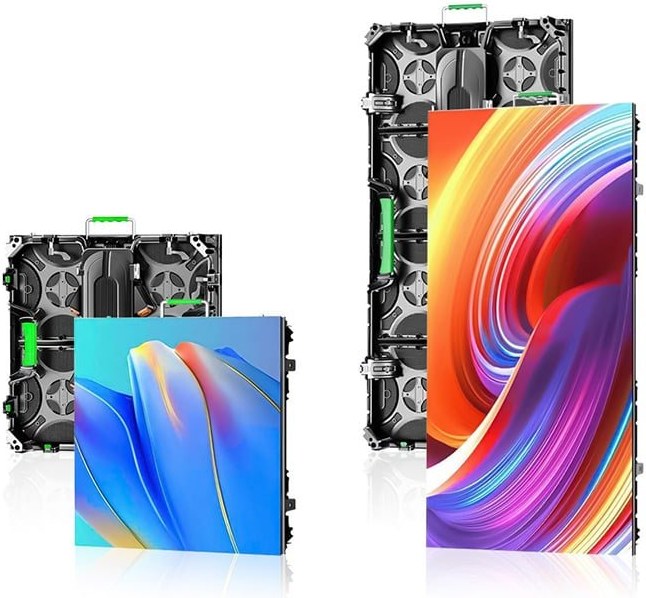 Large modular LED wall for stage and irregular scenic builds