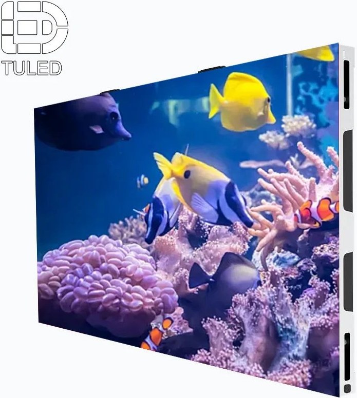 Indoor small screen cabinet for flat installation planning